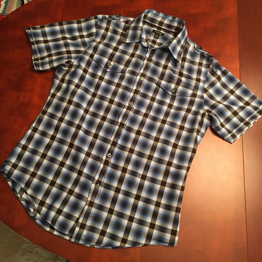 Men’s short sleeve cotton shirt